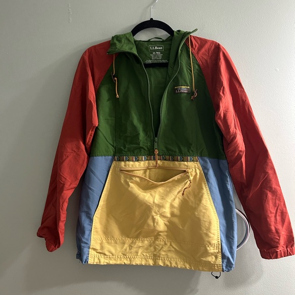 L.L.Bean Women's Mountain Classic Anorak multi-color - Picture 5 of 6